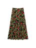 Bernadette 100% Polyester Floral Black Casual Skirt Size S - photo 2