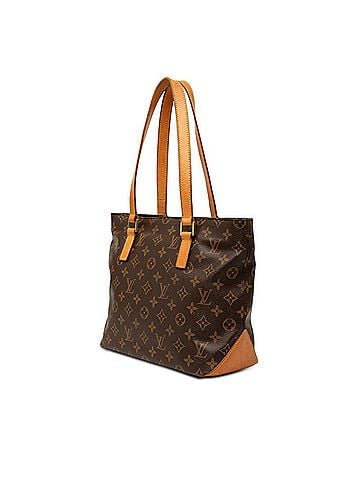 Louis Vuitton Louis Vuitton Monogram Cabas Piano Tote Bag Shoulder M51148 Brown Leather Women's LOUIS VUITTON (view 2)