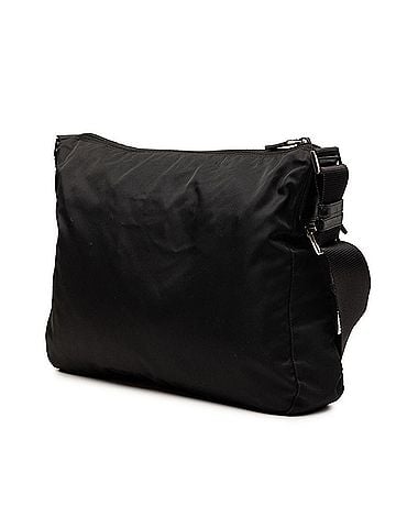 Prada Prada Triangle Logo Plate Crossbody Shoulder Bag, Black Nylon, Women's PRADA (view 2)
