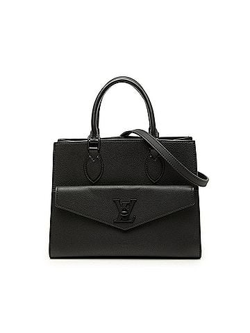 Louis Vuitton Louis Vuitton Lockme Tote PM Handbag Shoulder Bag 2WAY M55845 Noir Black Grained Calf Leather Women's LOUIS VUITTON (view 1)