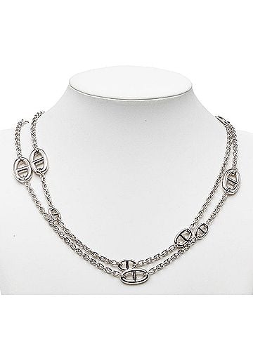 Hermès Hermes Chaine d'Ancre Farandole 120 Long Necklace SV925 Silver Women's HERMES (view 1)