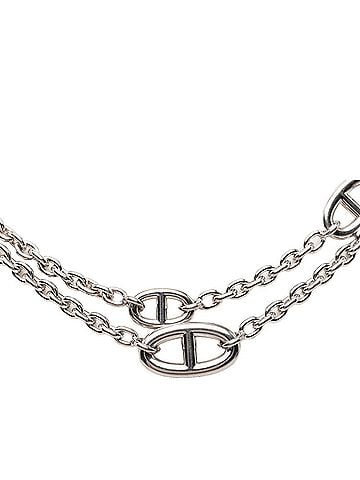 Hermès Hermes Chaine d'Ancre Farandole 120 Long Necklace SV925 Silver Women's HERMES (view 2)