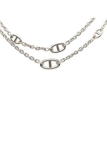 Hermès Hermes Chaine d'Ancre Farandole 120 Long Necklace SV925 Silver Women's HERMES (view 2)