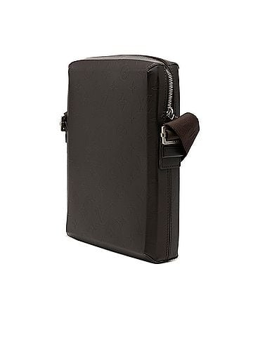 Louis Vuitton Louis Vuitton Monogram Glacé Bobby Crossbody Shoulder Bag M46520 Cafe Brown Leather Men's LOUIS VUITTON (view 2)