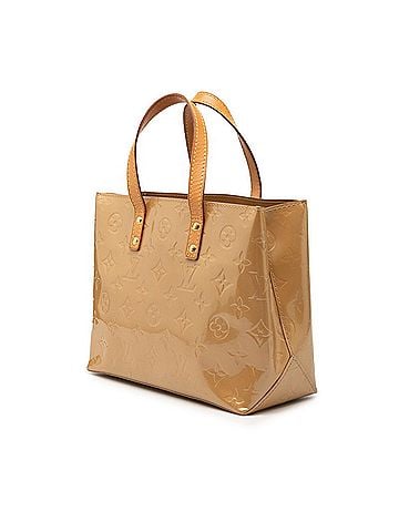 Louis Vuitton Louis Vuitton Monogram Vernis Lead PM Handbag Mini Tote Bag M91334 Noisette Beige Patent Leather Women's LOUIS VUITTON (view 2)
