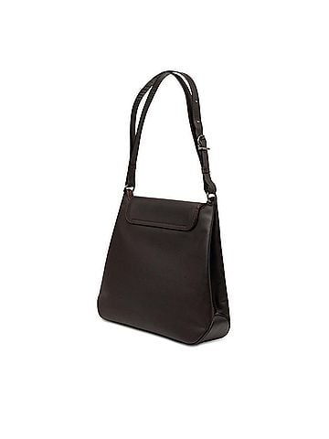 Salvatore Ferragamo Salvatore Ferragamo Vara Shoulder Bag, Dark Brown Leather, Women's (view 2)
