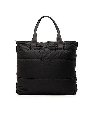 Prada Prada Triangle Logo Plate Travel Bag Boston Black Nylon Leather Women's PRADA (view 1)