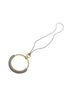 Hermès 100% Leather Gray Hermes Loop 072933CD Necklace One size - photo 2