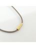 Hermès 100% Leather Gray Hermes Loop 072933CD Necklace One size - photo 6