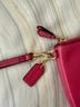 Coach 100% Leather Solid Pink Leather Wristlet One size - photo 10