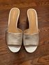 Veronica Beard 100% Leather Silver Sandals Size 8 1/2 - photo 4
