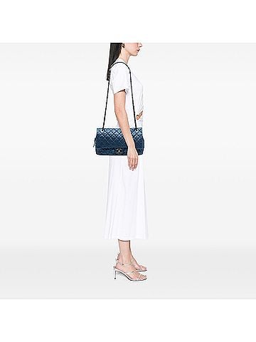 Chanel Jumbo Quilted Iridescent Caviar Easy Flap (view 2)