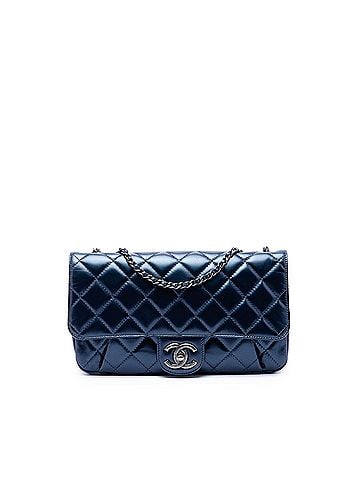 Chanel Medium Quilted Glazed Calfskin Coco Pleats Flap (view 1)