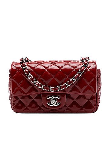 Chanel Mini Rectangular Classic Patent Single Flap (view 1)