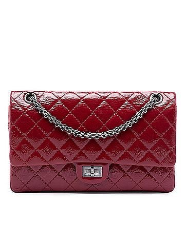 Chanel Quilted Crinkled Patent Reissue 2.55 Double Flap 226 (view 1)