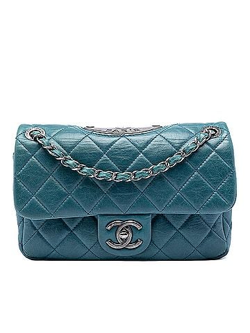 Chanel Quilted Calfskin Plaque Double Flap (view 1)