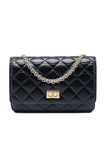 Chanel Quilted Aged Calfskin Reissue 2.55 Wallet on Chain (view 1)