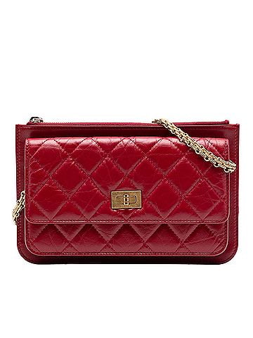 Chanel Quilted Aged Calfskin Reissue 2.55 Wallet on Chain (view 1)