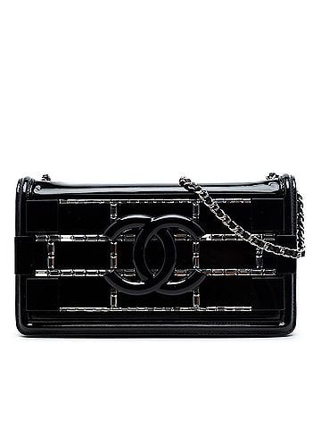 Chanel Patent and Acrylic Crystal Embellished Boy Brick Horizontal Flap (view 1)