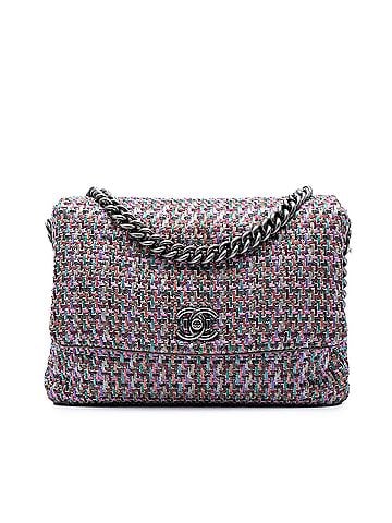 Chanel CC Multicolor Tweed Flap (view 1)