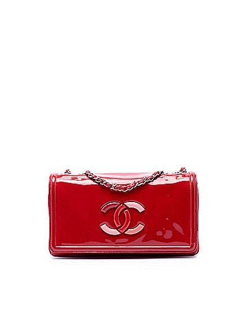 Chanel CC Patent Lipstick Ligne Flap (view 1)