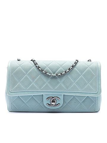 Chanel CC Quilted Calfskin Single Flap (view 1)