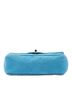 Chanel 100% Leather Blue Mini Rectangular Classic Iridescent Caviar Single Flap One size - photo 4