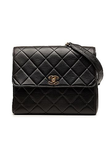 Chanel Small Square Quilted Lambskin Straight Single Flap (view 1)