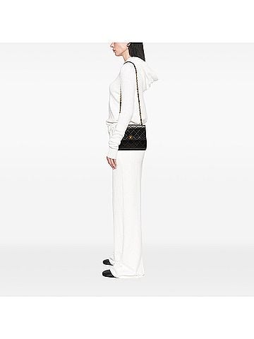 Chanel Small Square Quilted Lambskin Straight Single Flap (view 2)