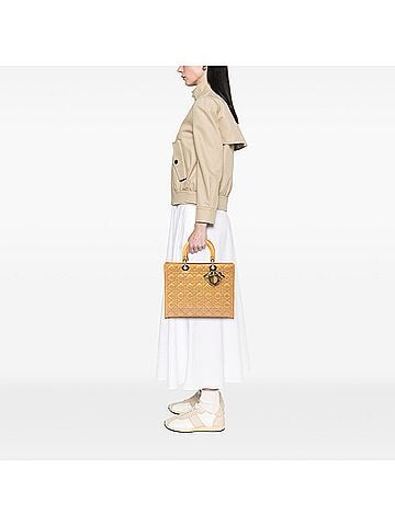 Dior Large Patent Cannage Lady Dior (view 2)