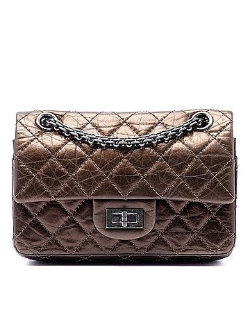 Chanel Metallic Aged Calfskin Reissue 2.55 Double Flap 224 (view 1)