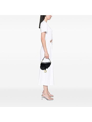 Dior Mini Smooth Calfskin Saddle Bag (view 2)