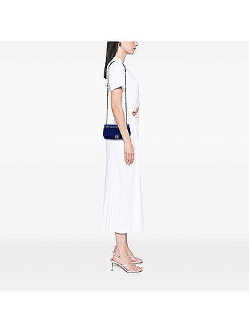 Chanel Mini Vertical Quilted Jersey Single Flap (view 2)