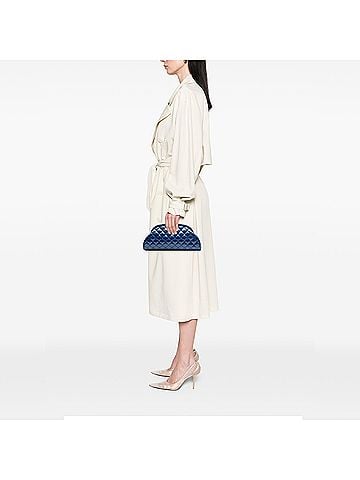 Chanel Quilted Patent Timeless Kiss Lock Clutch (view 2)