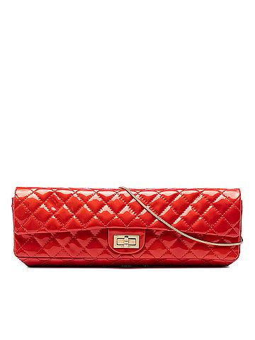 Chanel Quilted Patent Reissue 2.55 East West Single Flap (view 1)