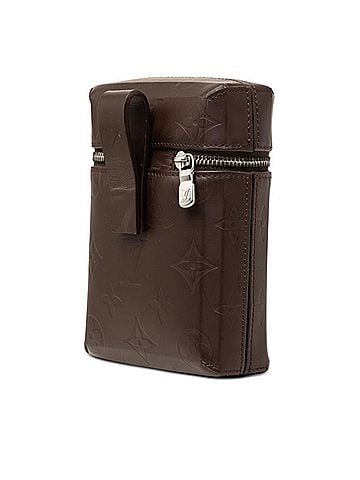 Louis Vuitton Louis Vuitton Monogram Glace Ray Waist Pouch, Small Item Case, M46550, Brown Leather, Women's LOUIS VUITTON (view 2)