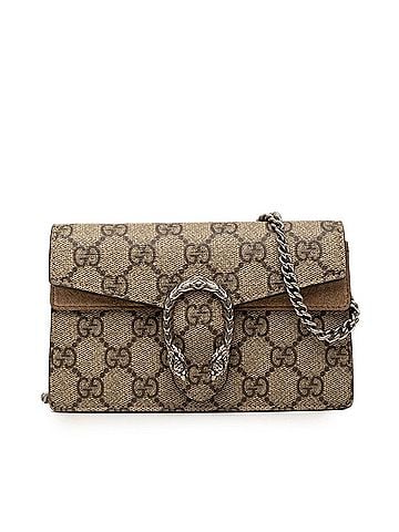 Gucci Gucci GG Supreme Dionysus Crossbody Chain Shoulder Bag 476432 Beige Suede Women's GUCCI (view 1)