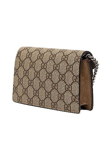 Gucci Gucci GG Supreme Dionysus Crossbody Chain Shoulder Bag 476432 Beige Suede Women's GUCCI (view 2)