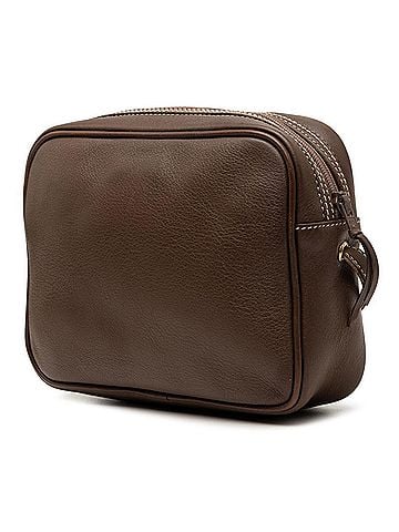 Christian Dior Christian Dior Dior Crossbody Shoulder Bag with CD Logo, Brown Leather, Women's (view 2)