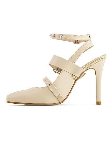Andrea Women's Ankle Strap Stiletto Heels (view 2)