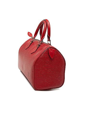 Louis Vuitton Louis Vuitton Epi Speedy 25 Handbag Mini Boston Bag M43017 Castilian Red Leather Women's LOUIS VUITTON (view 2)