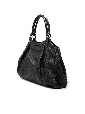 Gucci Gucci Guccissima Sukey Handbag 211944 Black Leather Women's GUCCI (view 2)