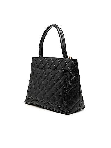 Chanel Chanel Reissue Tote Bag, Coco Mark Handbag, Black Caviar Leather, Women's CHANEL (view 2)
