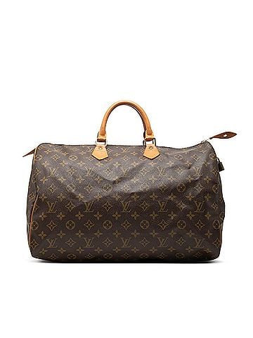 Louis Vuitton Louis Vuitton Monogram Speedy 40 Handbag M41106 Brown Leather Women's LOUIS VUITTON (view 1)