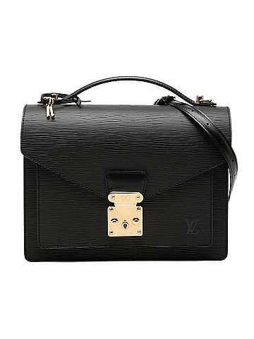 Louis Vuitton Louis Vuitton Epi Monceau Handbag Shoulder Bag 2WAY M52122 Noir Black Leather Women's LOUIS VUITTON (view 1)