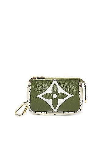 Louis Vuitton Louis Vuitton Monogram Giant Mini Pochette Accessoires Handbag Pouch M67579 Beige Green Ivory Women's LOUIS VUITTON (view 1)