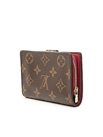 Louis Vuitton Louis Vuitton Monogram Portefeuille Juliette Bi-fold Wallet Compact M69433 Brown Fuchsia Leather Women's LOUIS VUITTON (view 2)