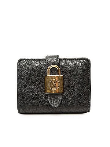 Louis Vuitton Louis Vuitton Portefeuille Low Key Compact Bi-fold Wallet M12408 Black Calfskin Women's LOUIS VUITTON (view 1)