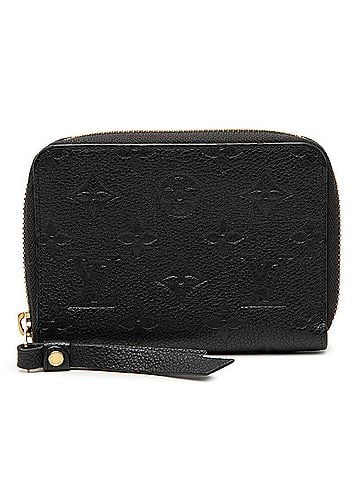 Louis Vuitton Louis Vuitton Monogram Empreinte Portefeuille Secret Compact Bi-fold Wallet M93430 Black Leather Women's LOUIS VUITTON (view 1)