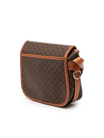 Céline Celine Macadam Crossbody Shoulder Bag, Brown Leather, Women's CELINE (view 2)